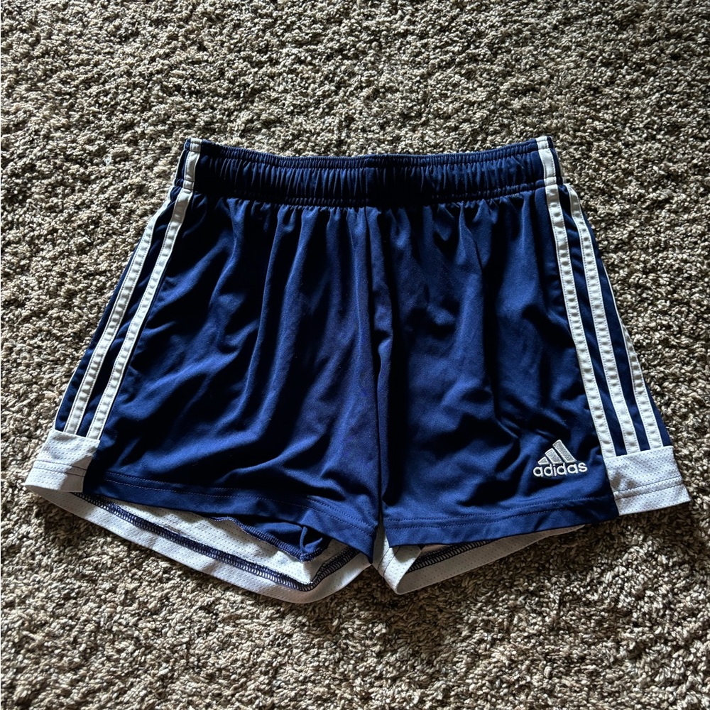 Adidas shorts size Small navy blue
